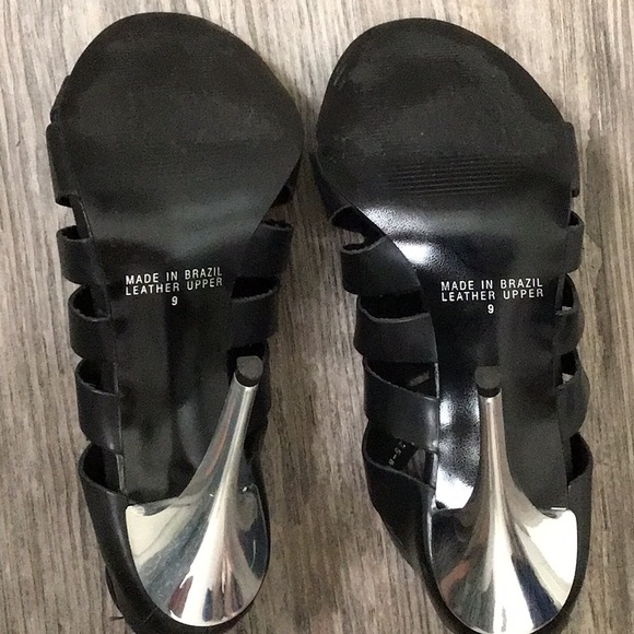 Cathy Jean  Brazil High heels black open toe - Picture 6 of 8